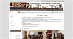 Desktop Screenshot of kaffeeexpress24.de